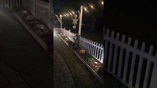 Transforming Garden West into our Halloween haven