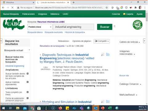 Ebscohost como herramienta para la elaboración de tareas y trabajos académicos UABC