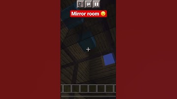 Mirror room in Minecraft 😮 #minecraft #mirror #trend #shorts #shortvideo #short