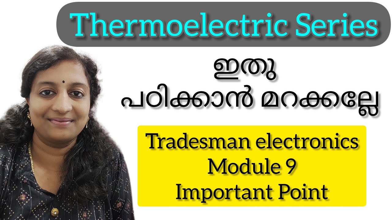 Thermoelectric series, Transducer, Tradesman electronics, Demonstrator