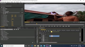 Create Lightning Effect in Adobe Premiere Pro CC 2021