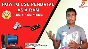 how to use pendrive as a ram easily || how to convert pendrive to a ram 2020