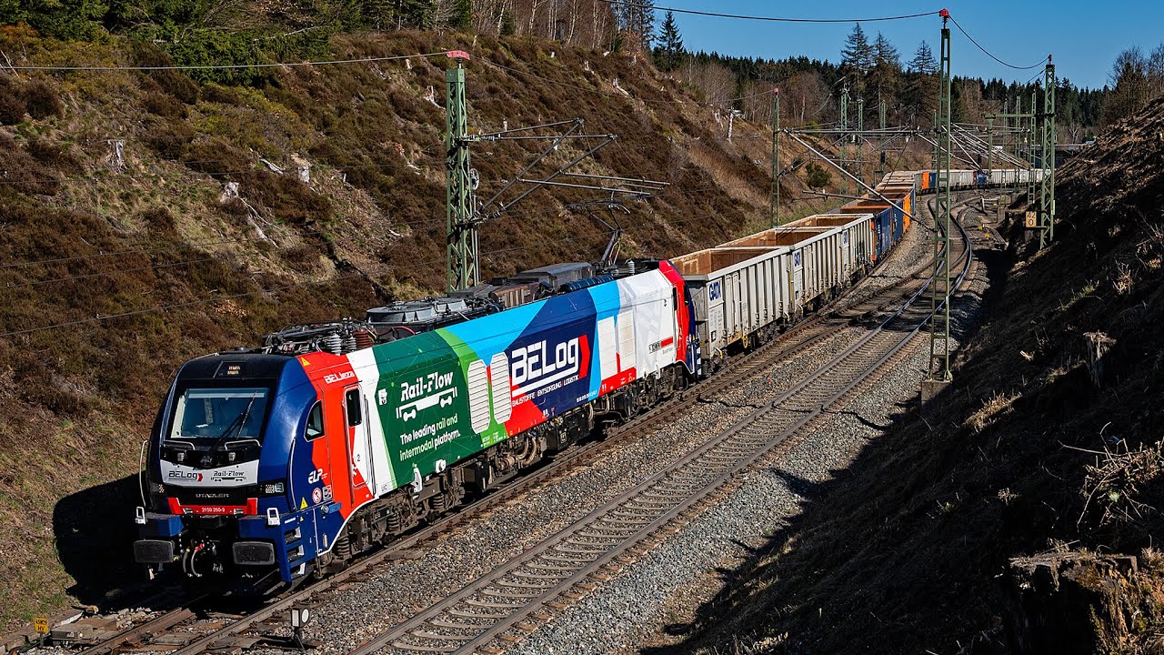 Castor-Transport Ludmilla-Lokzug, Talgo ICE L, SETG, RHC, Dampfsonderzug uvm auf der Frankenwaldbahn
