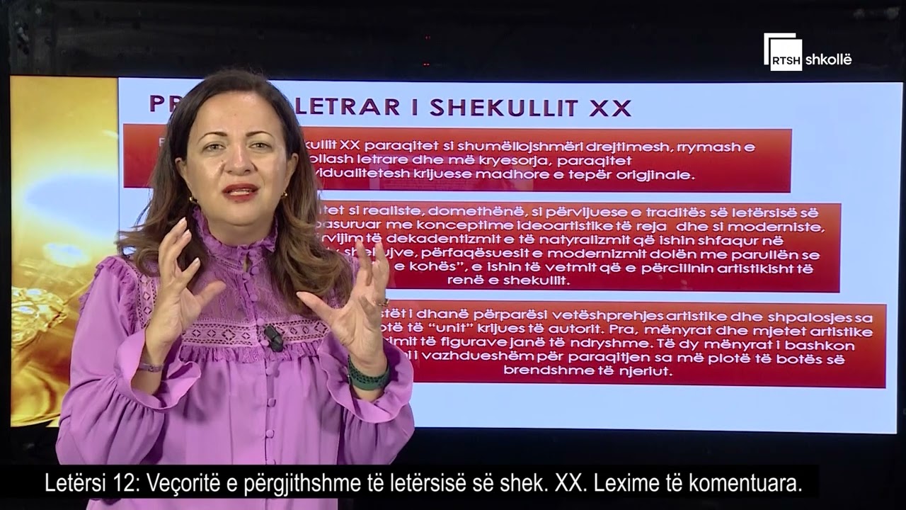 Veçoritë e përgjithshme të letërsisë së shek. XX. Lexime të komentuara| Letërsi 12