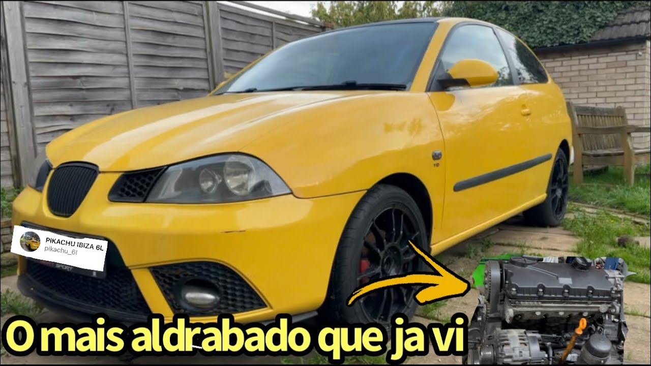 SEAT IBIZA PD100 Projecto 300BHP  parte 1 PIKACHU IBIZA 6l