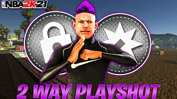 *NEW* SPEEDBOOSTING 2 WAY SHOT CREATOR IN NBA 2K21!! 2 WAY PLAYSHOT IN 2K21!!!