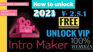 How to unlock intro maker VIP||IN 2021||IN TWO MIN
