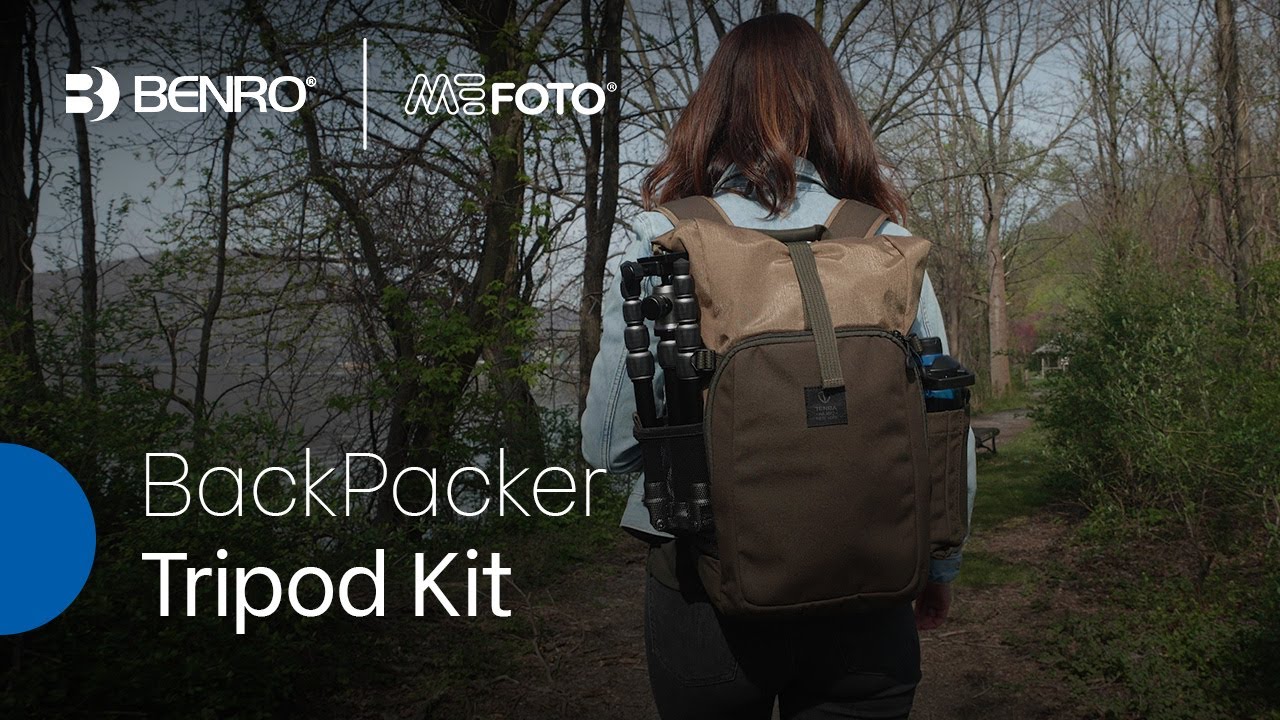 Benro MeFoto BackPacker - Titanium BMBPATTN Tripod Kits - Vistek