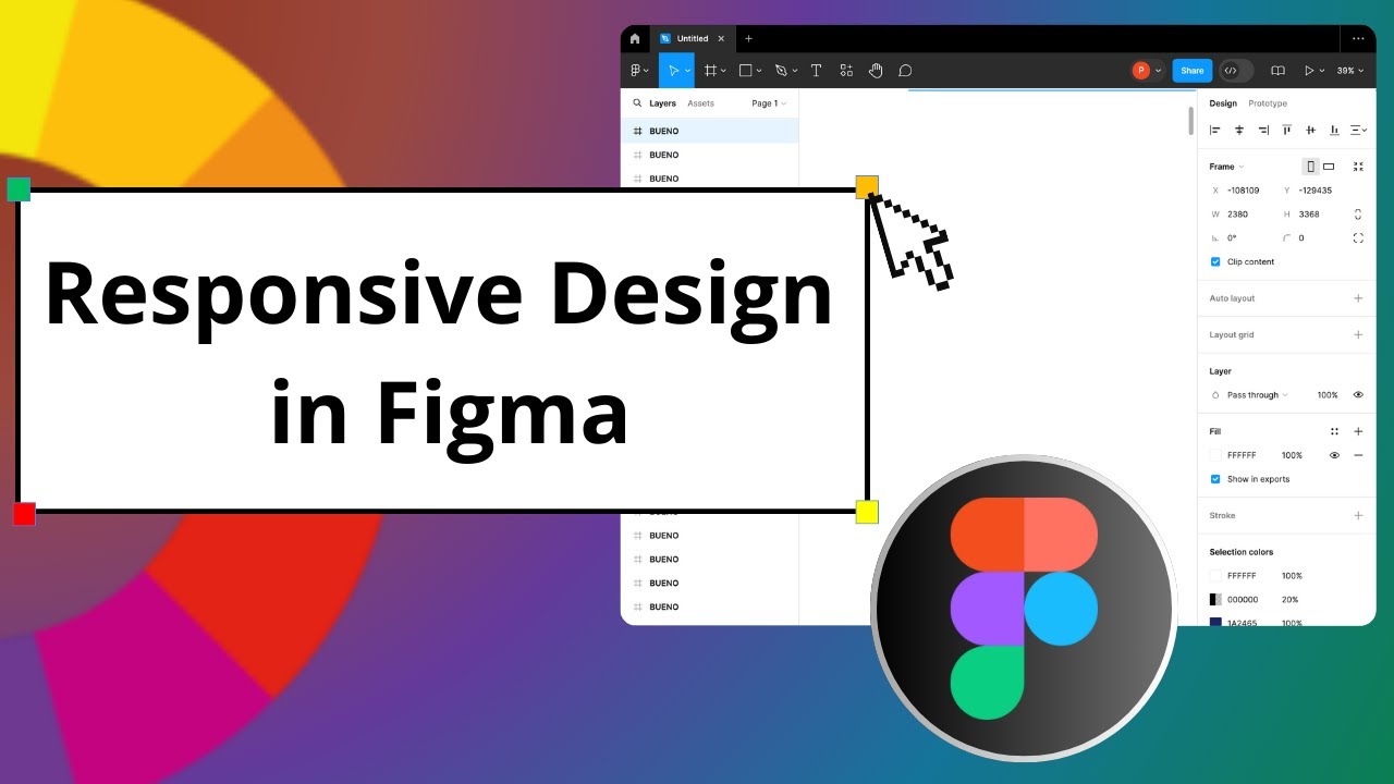 How to create responsive design in FIGMA - YouTube