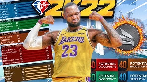 *NEW* LEBRON JAMES BUILD ON NBA 2K22 CURRENT GEN!! BEST 2 WAY PASS FIRST WING BUILD IN NBA 2K22!