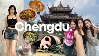 3 DAYS IN CHENGDU 🐼🇨🇳✧˖°♡| Panda land, city-walk, eating pig brain, 24/7 spa with unlimited food!