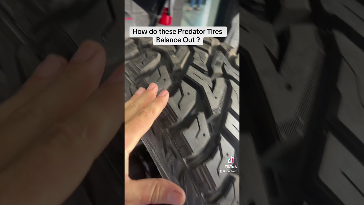 How Do These Predator Tire Balance Out 