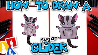 How To Draw A Sugar Glider by Art for Kids Hub 27,234 views 5 days ago 5 minutes, 40 seconds