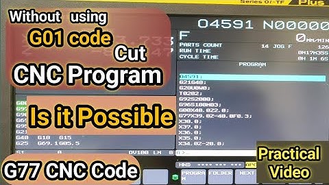 What is G77 CNC Code? | How to Use G77 Code in CNC Machine