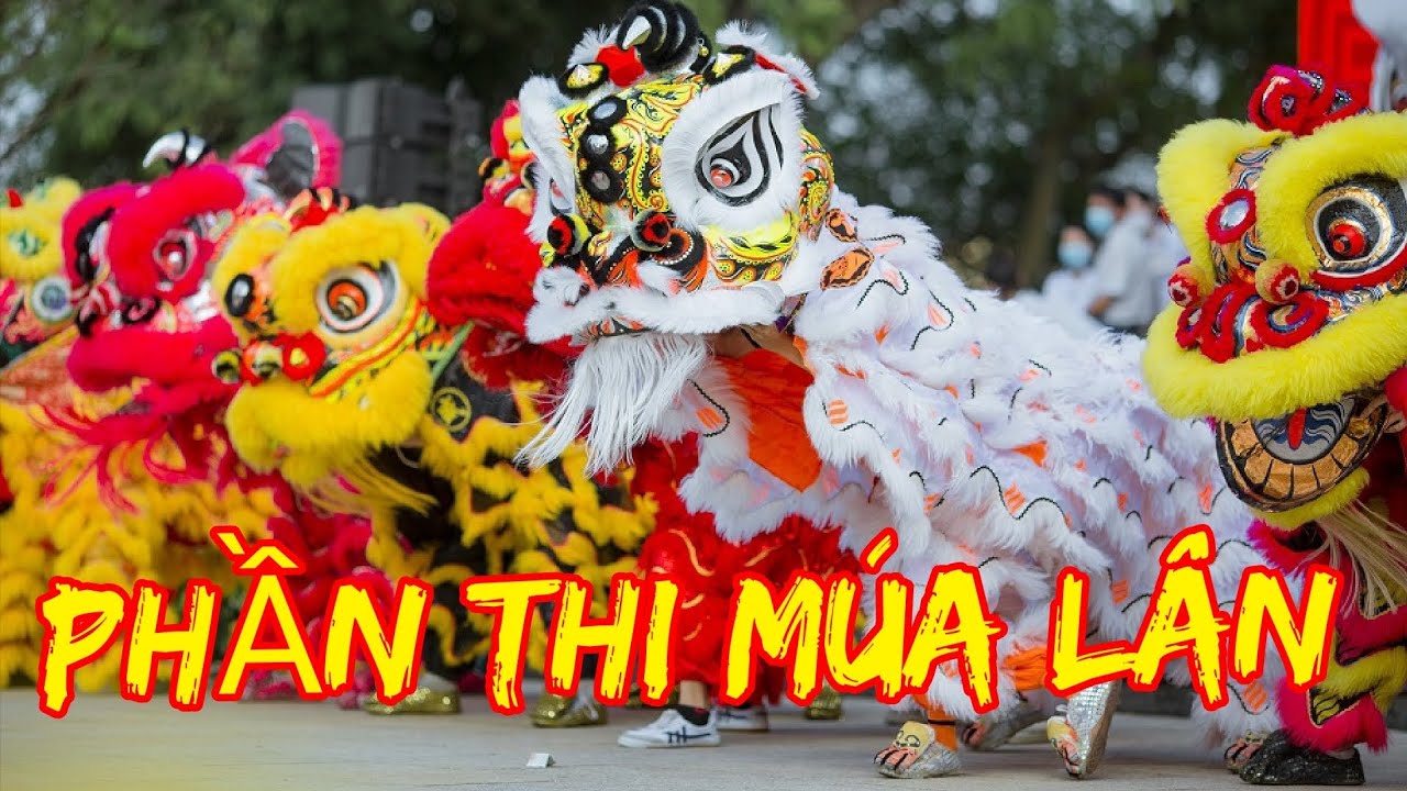 PHẦN THI MÚA LÂN TRUNG THU CỦA 10 ĐỘI THI ĐẤU VỚI NHAU