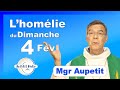 Vangile et homlie du dimanche 4 fvrier  avec mgr aupetit