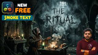 Text to Smoke &amp; Smoke to Text Animation Tutorial | Davinci resolve studio | free download animated