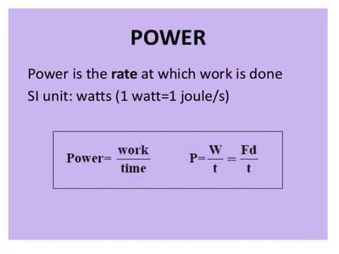 Physics worksheet work and energy answer key picture