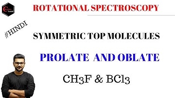 PROLATE AND OBLATE  || SYMMETRIC TOP MOLECULES || ROTATIONAL SPECTROSCOPY