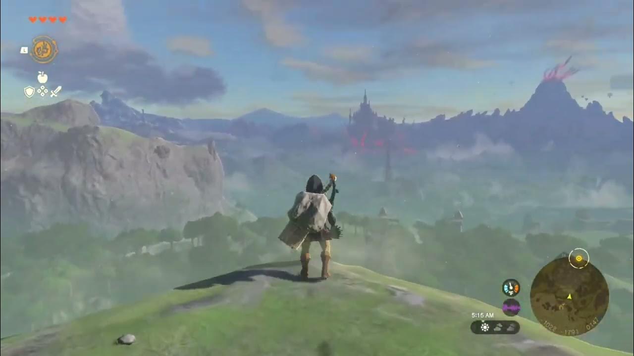 Attempting to recreate the BotW opening in Tears of the Kingdom #totk #