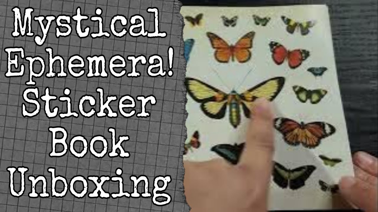 Mystical Ephemera! Sticker Book Review 