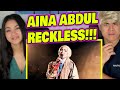 FIRST TIME WATCHING | AINA ABDUL - RECKLESS - MADISON BEER (COVER)