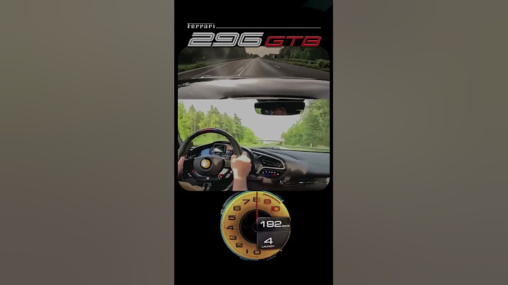 FERRARI 296 GTB Launch Control #ferrari #autobahn #topspeed #italy #italiancars #italian #supercars
