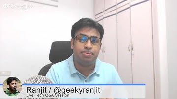 #55 Live Tech Q&A Session with Geekyranjit - 2 Sept 2014