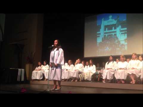 JUNE 7TH 2013 ISIS FAITH FIELDS GRATUATES FROM JULIA MORGAN SCHOOL FOR GIRLS