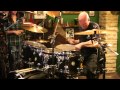Chris Slade (AC/DC) playing drums