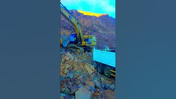 Heavy machinery accidents | amazing excavator operator skills | digger fails #foryou #shorts #reels