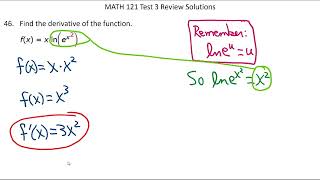 MATH 121 Test 3 Review F23 Part2