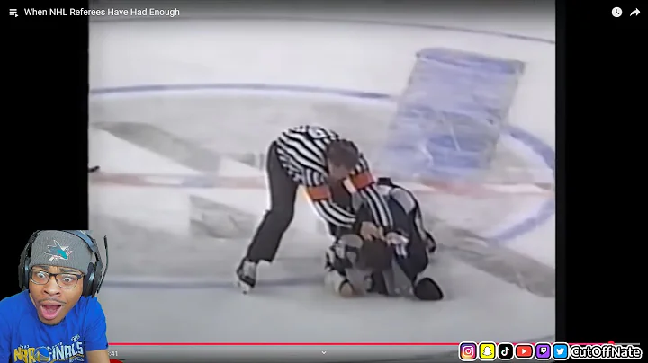 NEW HOCKEY FAN REACTS TO When NHL Referees Have Had Enough