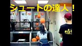 【バスケ】ゲーセンでシュートの達人！両手で二刀流も有り！【衝撃】Arcade Game【basketball】 screenshot 1