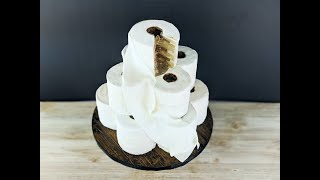 How To Make a Toilet Paper Cake