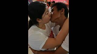 Longest kiss#trending #kiss #guinnessworldrecords #thailand