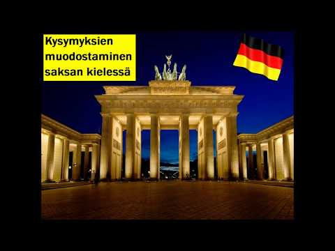 Video: Kuinka Esittää Kysymyksiä Saksaksi