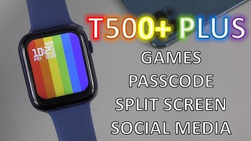 T500+ Plus Series 6 Smartwatch With GAMES, Split Screen & Much More Features: Unboxing & Review