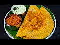       adai dosa recipe in tamil poondu chutney  breakfast recipe in tamil