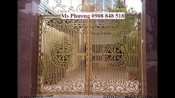 0908 848 518 Cung cấp sản phẩm kim loại cắt CNC, cửa, cổng, hàng rào chuyên nghiệp và trọn gói.