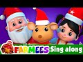 Sing Along Jingle Bells | Christmas Carols with Lyrics | Christmas Songs | Xmas Music with Farmees