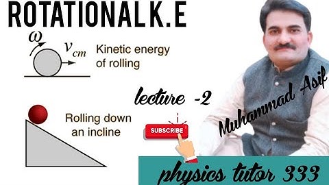 Rotational K. E of Disc and Hoop  , chapter 5 part 1