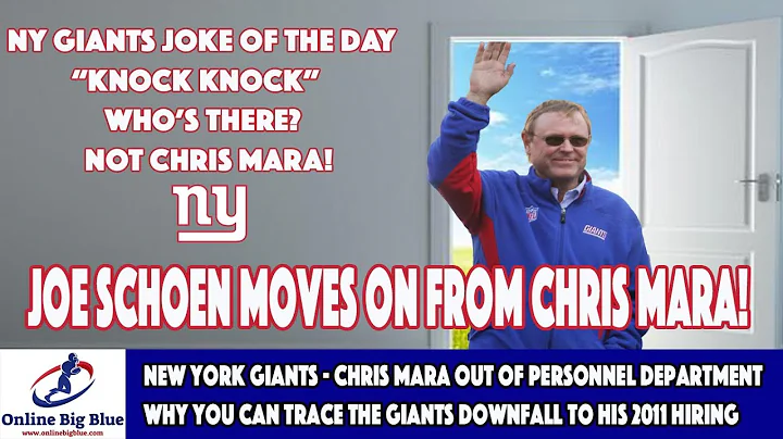 New York Giants - Chris Mara OUT! Why you can trac...