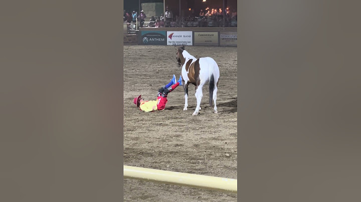 John Harrison rodeo clown trick!