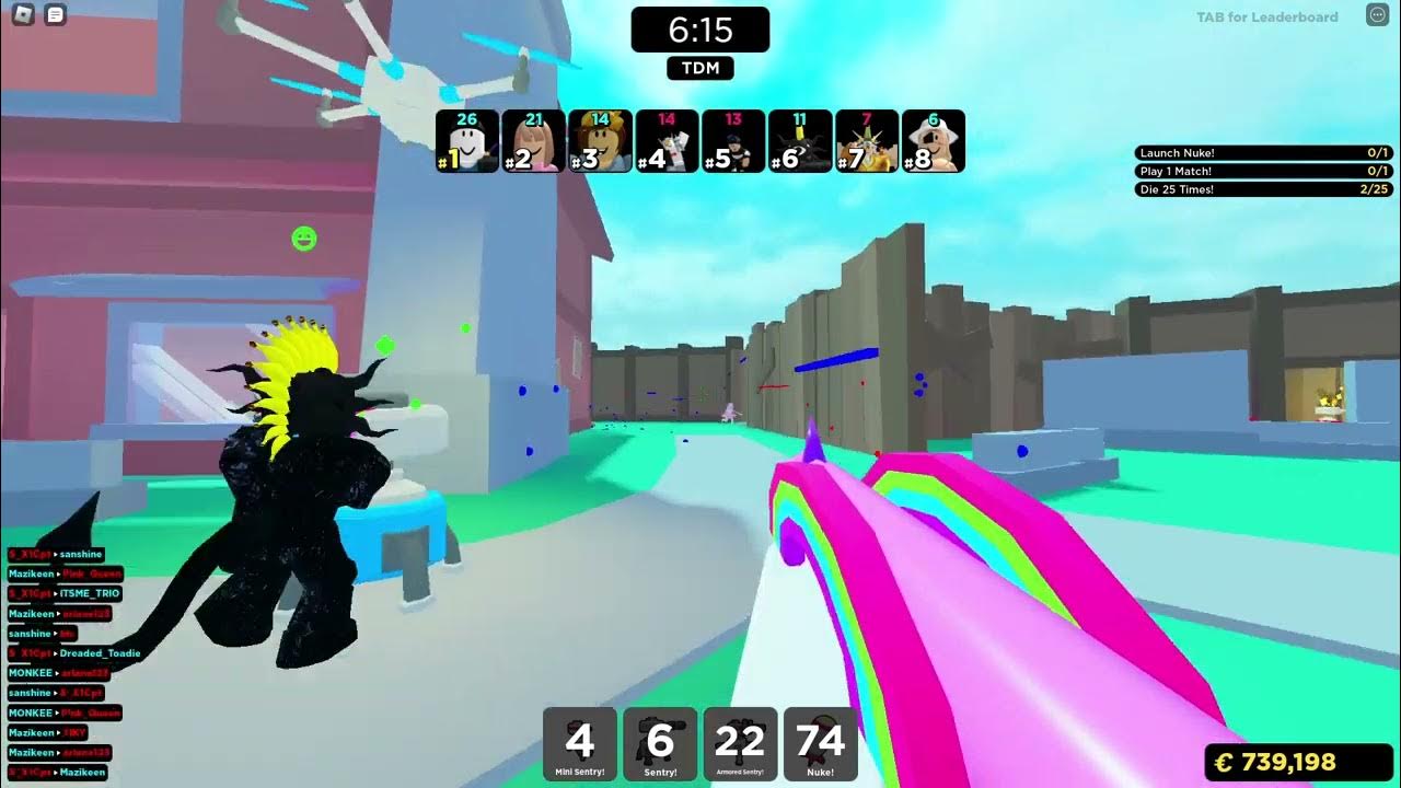 Unicorn Gun the most gun evr Roblox BIG Paintball! YouTube