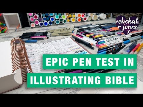 Bible Journaling Pens & Markers - Rebekah R Jones