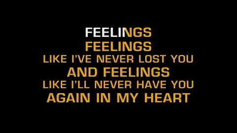 Feelings - KARAOKE - Morris Albert