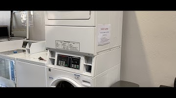 ALCD2-15 ShinePay Install on Card-Ready Speed Queen Stackable Washer/Dryer with ACA Controls