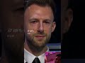 Why Judd Trump having Tears on his lovely eyes anyone can explain #poolkingpower #snookerchampionshi