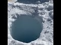 Incredible sounds created as an ice core is dropped into a hole in antarctica   abc news